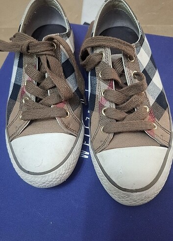 Orjinal burberry marka, kız çocuk spor ayakkabı