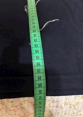 Lacivert V Yaka Tişört - Görsel 4