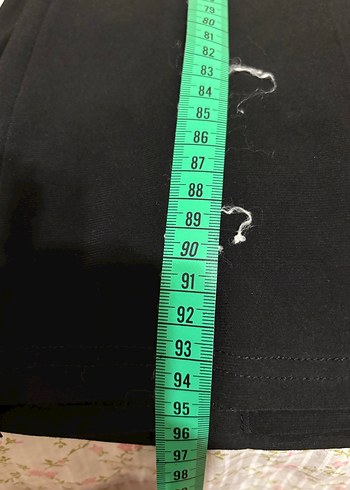 Kadın Siyah Pilili Kumaş Pantolon - Görsel 6