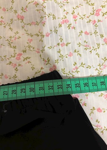 Kadın Siyah Pilili Kumaş Pantolon - Görsel 3