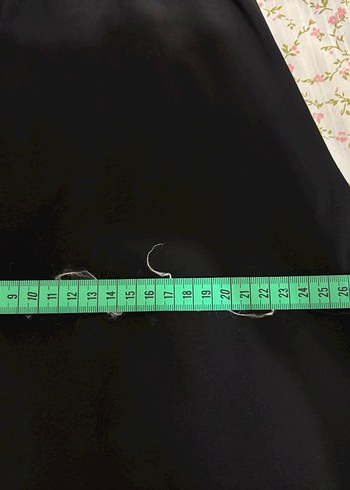 Kadın Siyah Pilili Kumaş Pantolon - Görsel 4