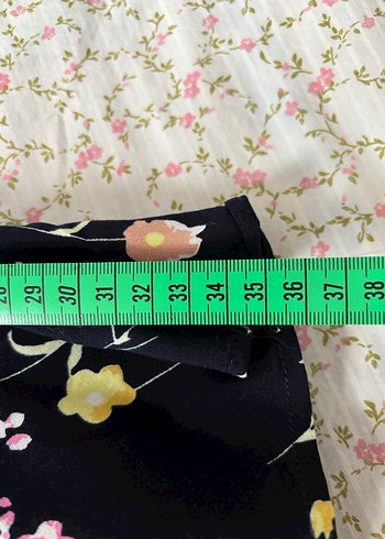 Çiçek Desenli Midi Kadın Elbise - Görsel 5