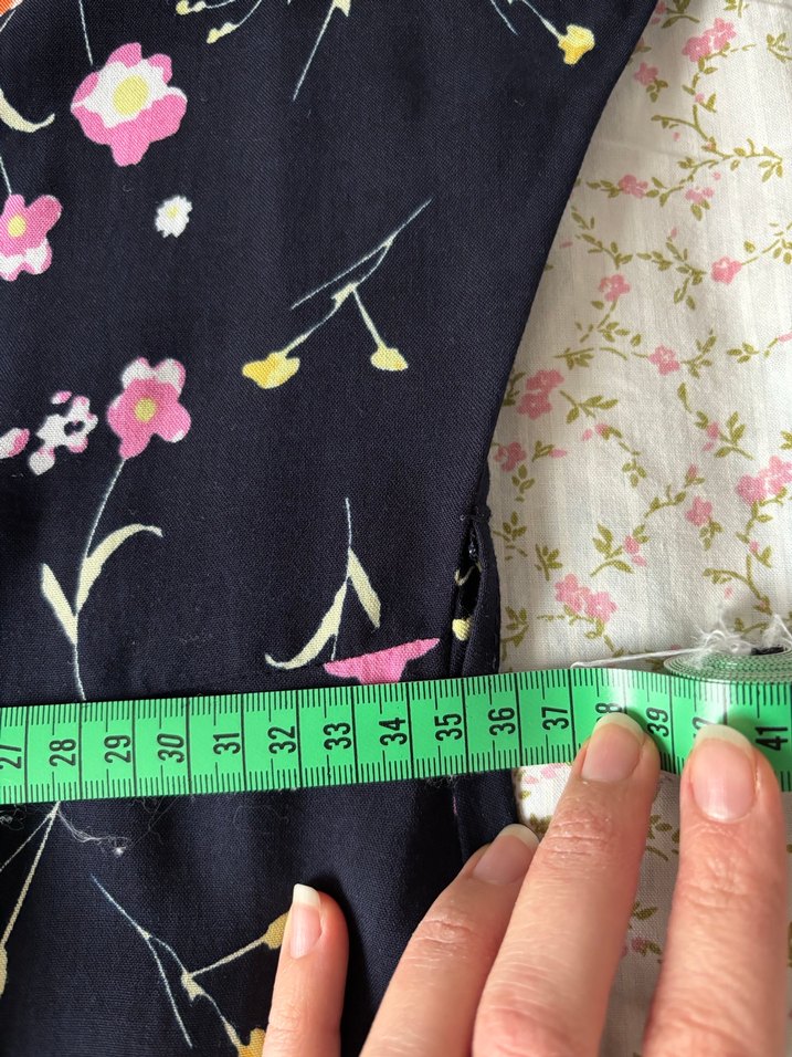 Çiçek Desenli Midi Kadın Elbise - Görsel 4