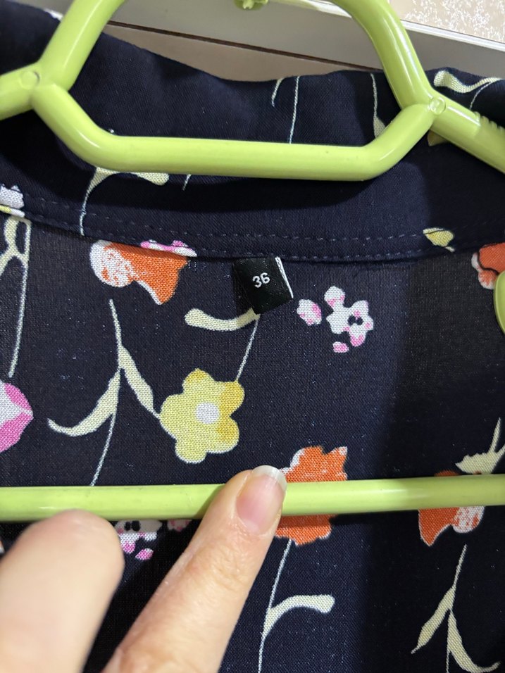 Çiçek Desenli Midi Kadın Elbise - Görsel 3