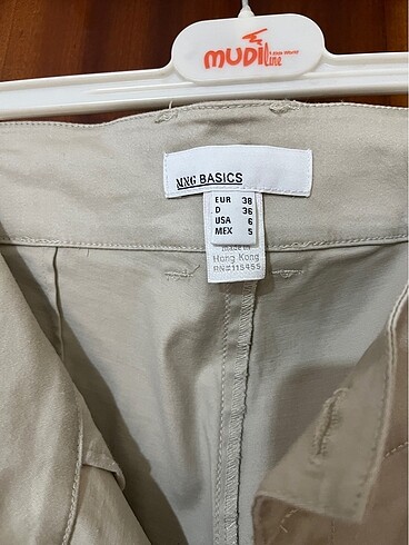 Mango Mango krem rengi pantolon
