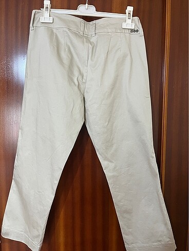 m Beden Mango krem rengi pantolon