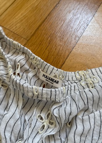 Dantel İşlemeli Bohem Beyaz Bluz - Görsel 2