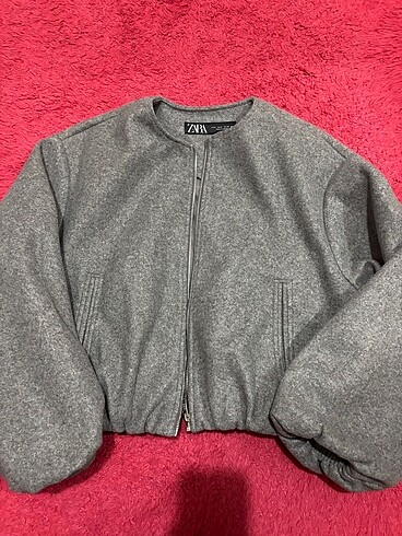 Zara gri bomber ceket