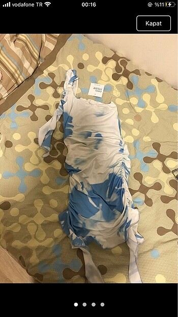 eyyo batik mini elbise