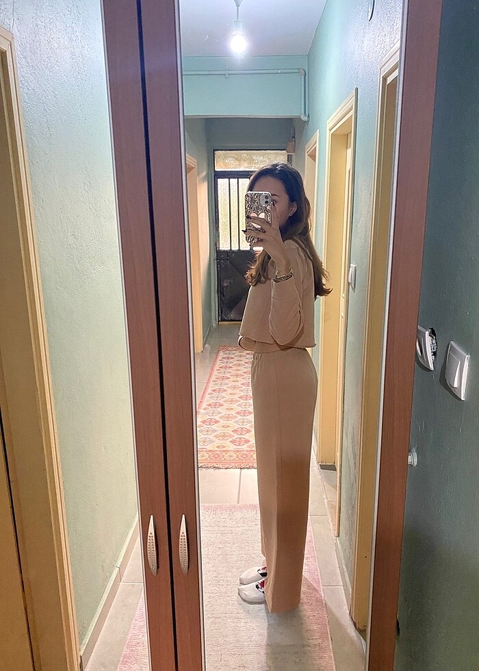 trendyolmilla bej  ikili takım - Görsel 2