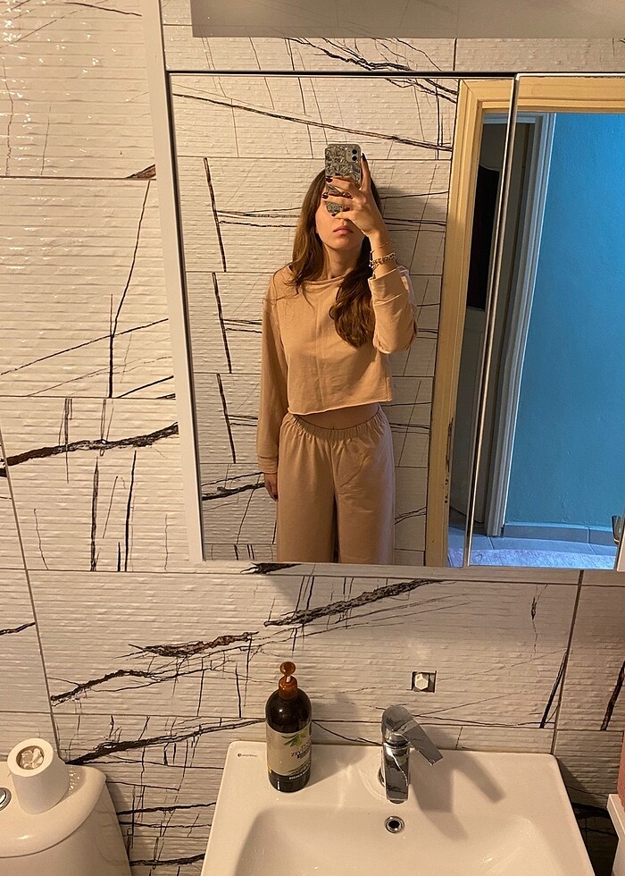 trendyolmilla bej  ikili takım - Görsel 3