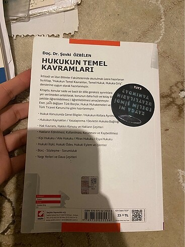 HUKUKUN TEMEL KAVRAMLARI ŞEVKİ ÖZBİLEN - Görsel 2