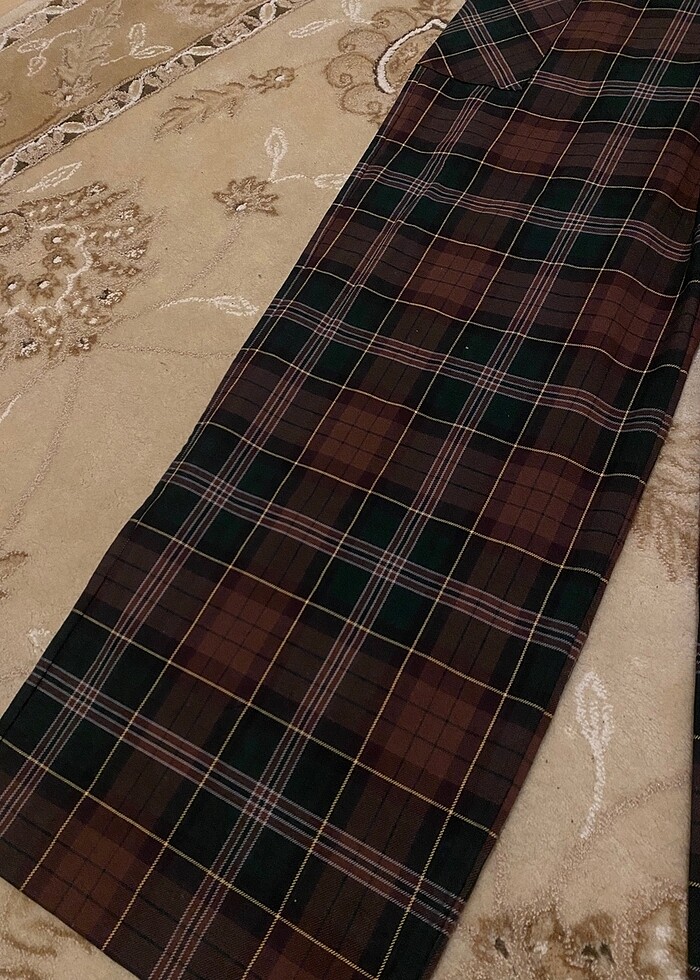 trendyolmilla ekoseli tulum - Görsel 3