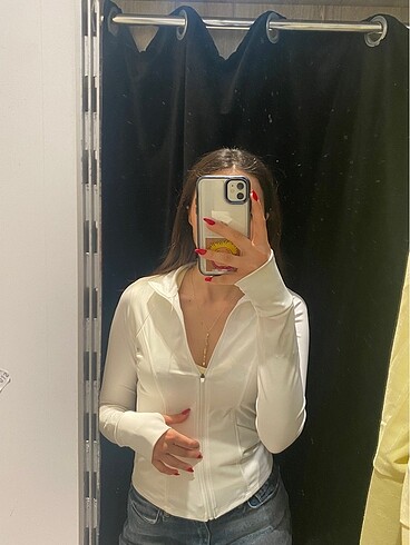 Bershka fermuarlı parmak detay ceket