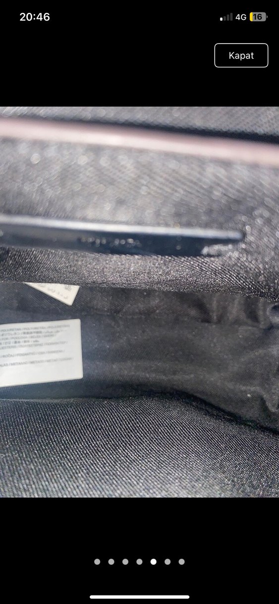 Bordo ve Bej Buckled Deri Kadın Çanta - Görsel 5