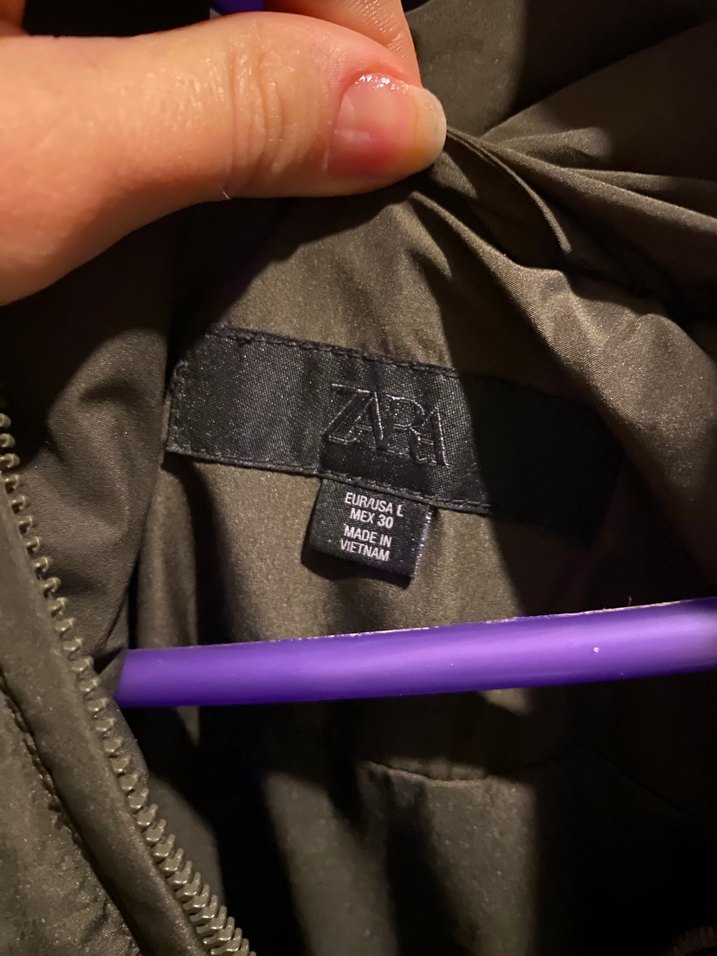 zara haki şişme puffer Mont - Görsel 4