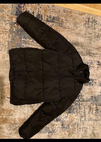 Siyah Kışlık Mont unisex defacto - Görsel 5