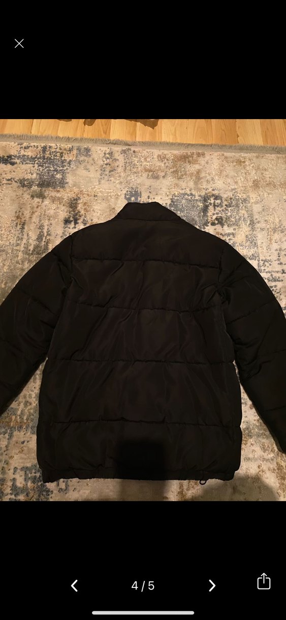 Siyah Kışlık Mont unisex defacto - Görsel 3