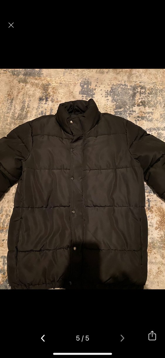 Siyah Kışlık Mont unisex defacto - Görsel 2