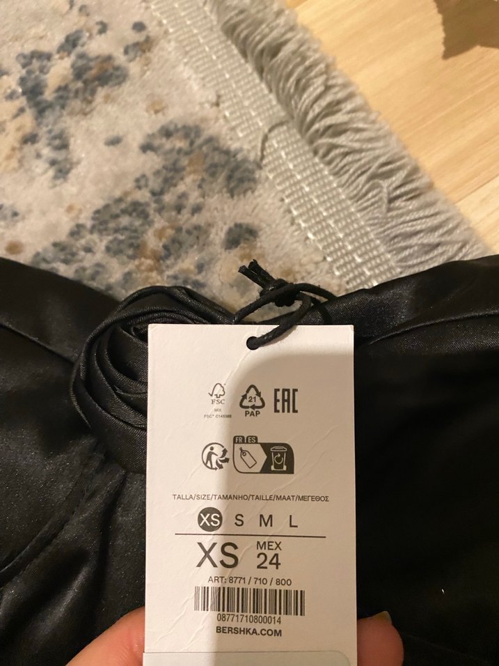 Siyah Straplez Kadın korse bershka - Görsel 2