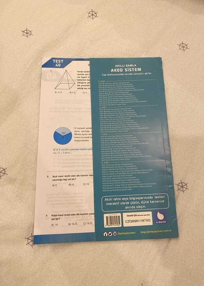 Damla yayınları matematik yaprak test - Görsel 2