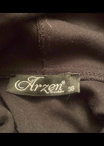 Siyah Kapüşonlu Midi Rahat Elbise - Görsel 5