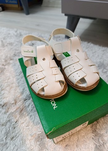Benetton Benetton Beyaz Çocuk Sandalet 24 no
