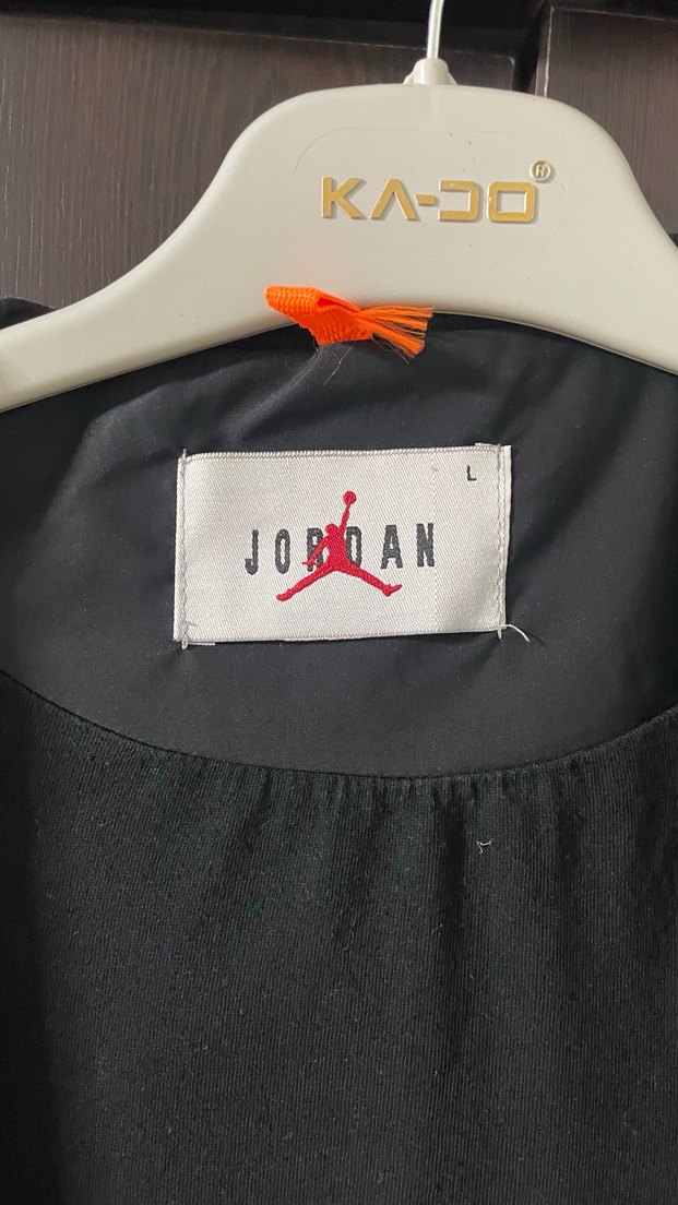 Jordan Siyah Kapüşonlu Erkek Yağmurluk - Görsel 2