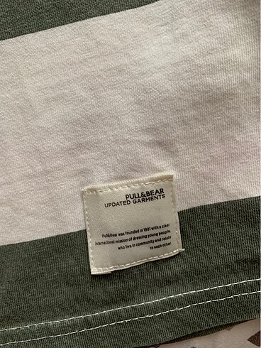 s Beden yeşil Renk pull&bear tshirt