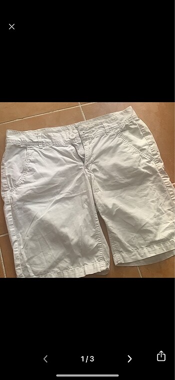 H&M beyaz şort
