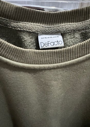 Erkek Haki Oversize Sweatshirt - Görsel 2