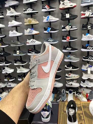 39,5 Beden pembe Renk Dunk low gri pembe