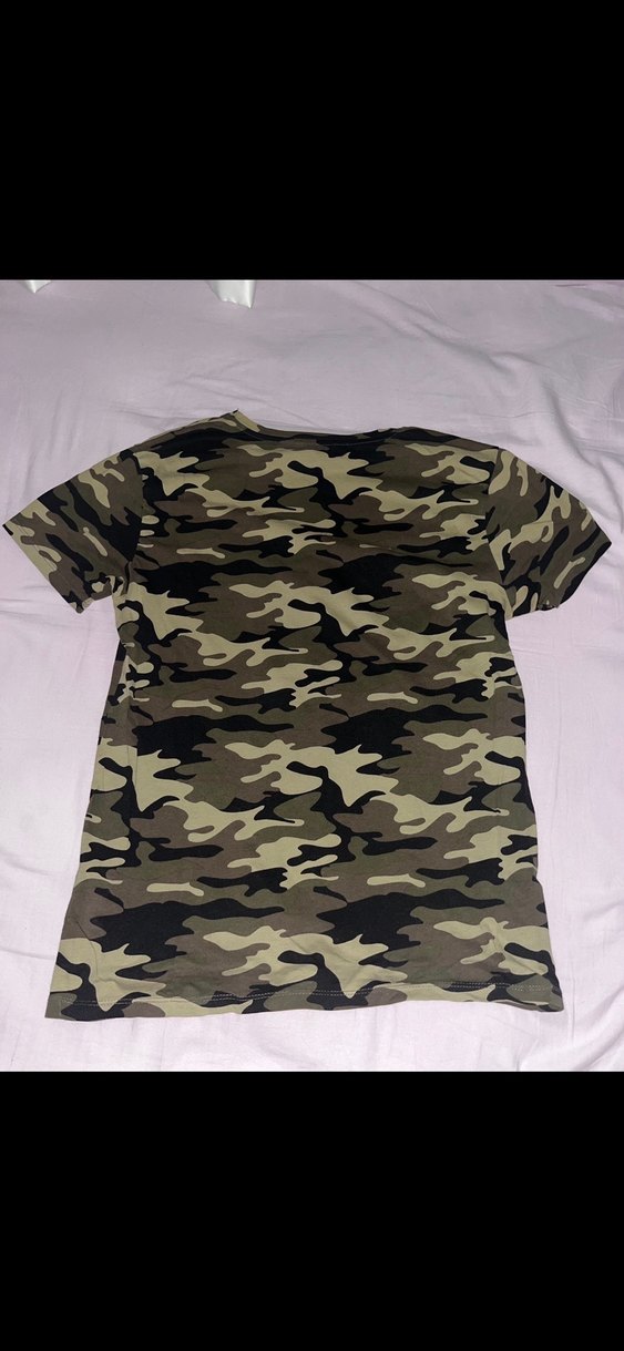 Kamuflaj Desenli Kısa Kollu Tişört - Görsel 2