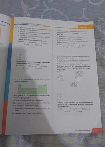  DUF TYT Kimya Ders Uygulama Föyleri
