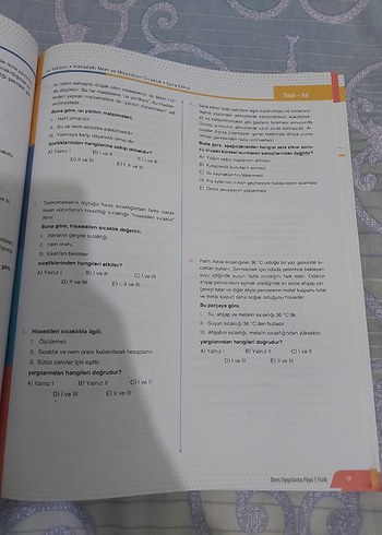 Beden DUF TYT Fizik Ders Uygulama Föyleri