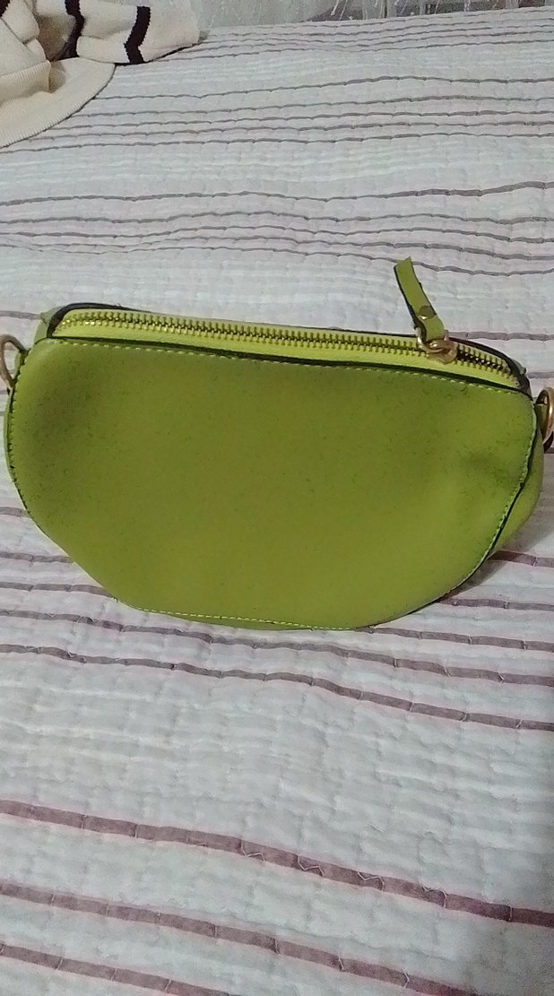 Yeşil Yılan Desenli Mini Çanta - Görsel 3