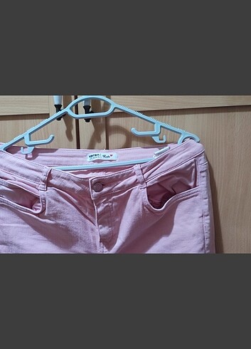 42 Beden pembe Renk Koton Jeans