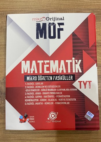 Orijinal Mikro TYT Matematik Öğreten Fasiküller