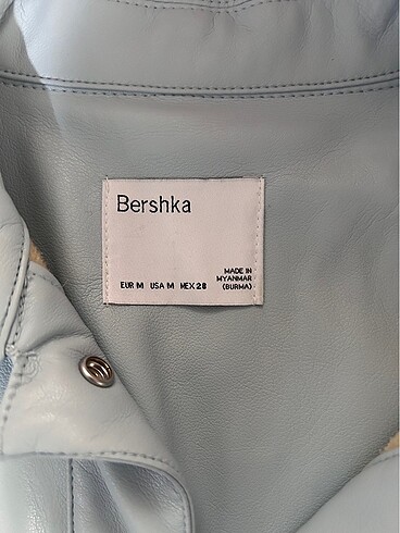 Bershka Deri Gömlek Ceket