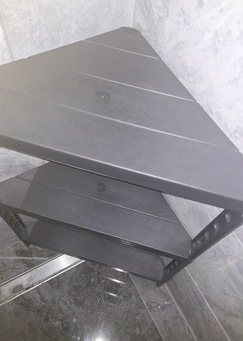Beden Köşe Tasarımlı Siyah Dolap Düzenleyici