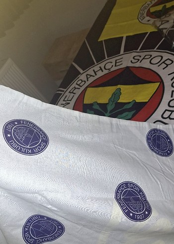 Taç Fenerbahçe Baskılı Lacivert nevresim+ Yastık Kılıfı