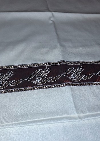 İşlemeli Parlak Beyaz pamuk saten carsaf yastik - Görsel 3