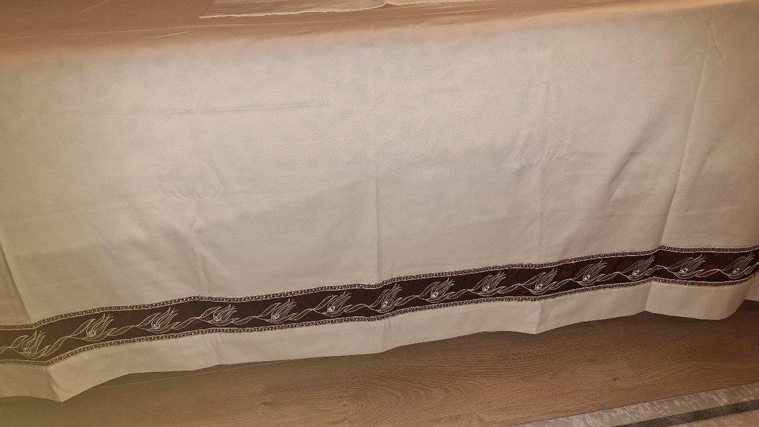 İşlemeli Parlak Beyaz pamuk saten carsaf yastik - Görsel 4