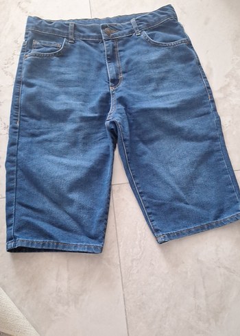 Erkek Loose Fit Denim Şort