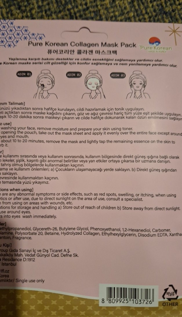 Pure Korean Salyangoz Maskesi - Görsel 5