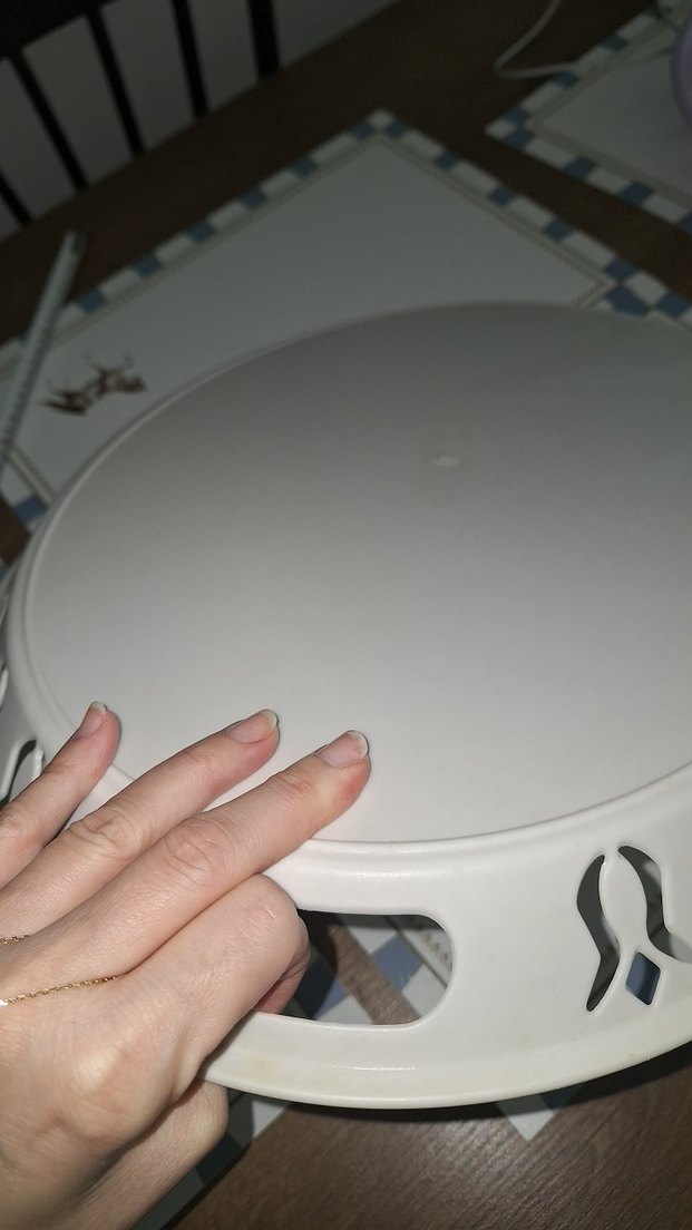 Beyaz büyuk boy Oval Tepsi - Görsel 5