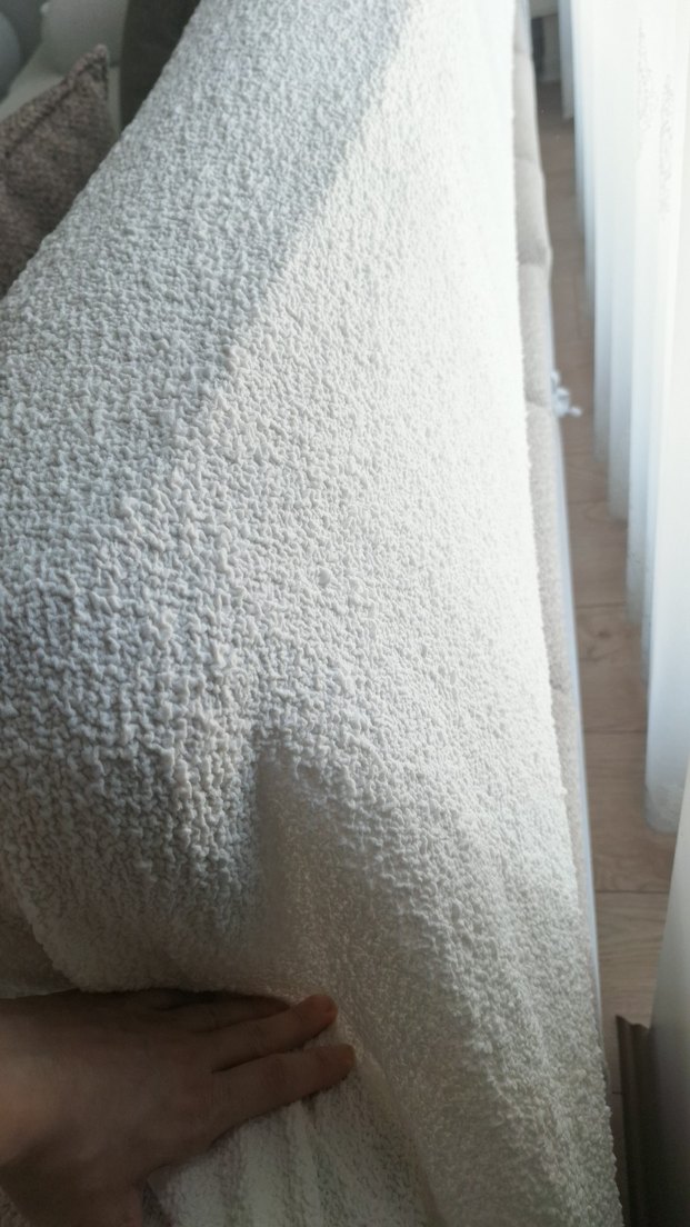 krem bukle koltuk ortusü  3lü ,bir adet  fiyati - Görsel 5