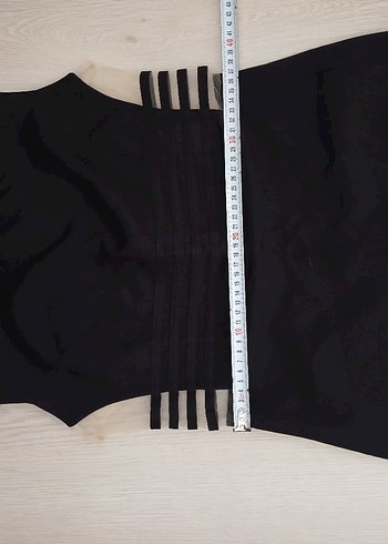 Uzun Siyah Kadın Abiye Elbise - Görsel 9