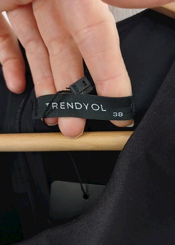 Uzun Siyah Kadın Abiye Elbise - Görsel 4