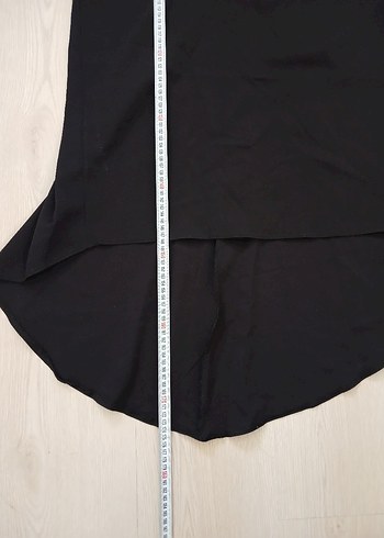 Uzun Siyah Kadın Abiye Elbise - Görsel 7